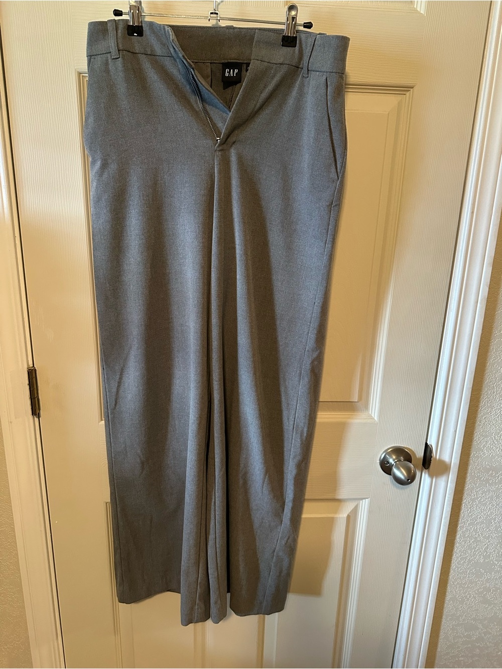 GAP Women's Gray Wide-Leg Trousers